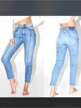 Revice Denim Venus Crop Stargazer Jeans size 27